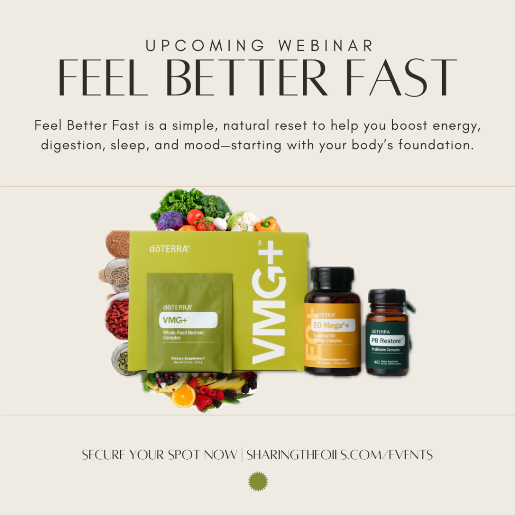 Feel Better Fast Webinar Invitation
